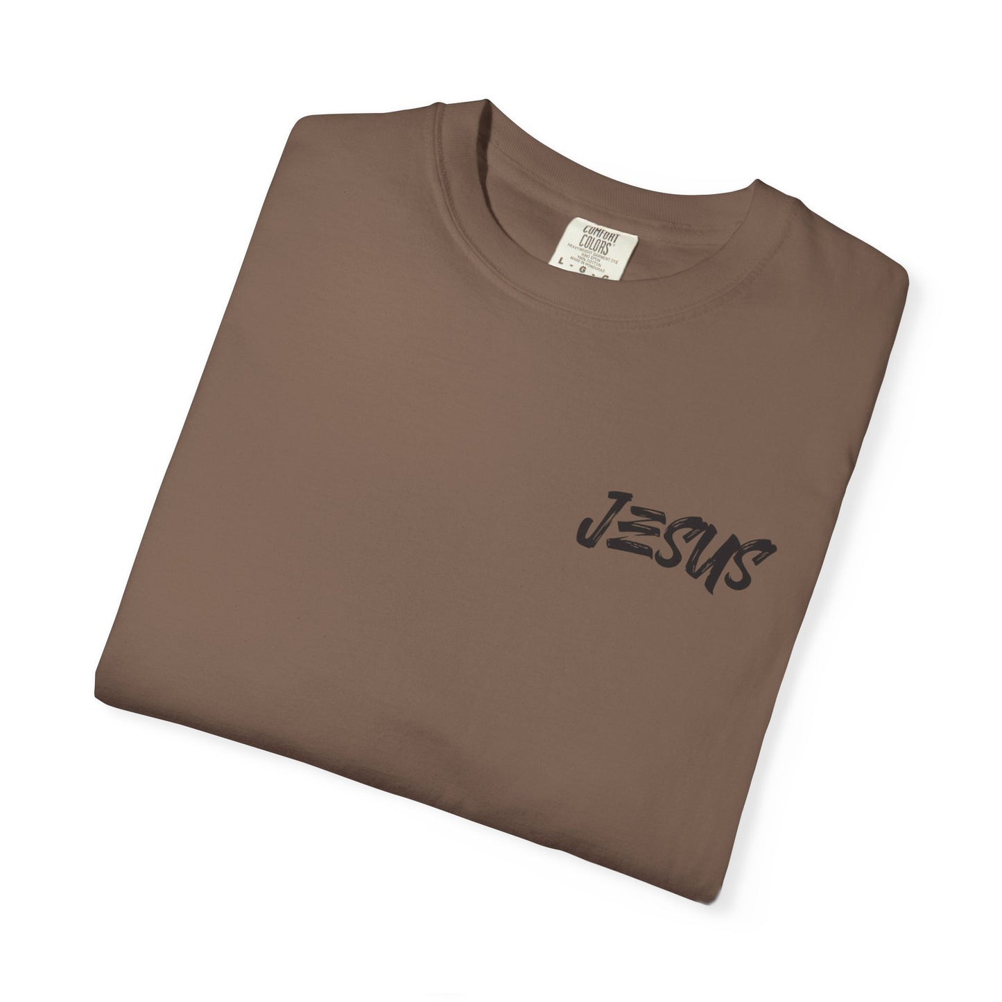 Faith-Inspired Garment-Dyed T-shirt, Jesus T-shirt, Christian Apparel, Religious Gift, Spiritual Wear, Inspirational Shirt