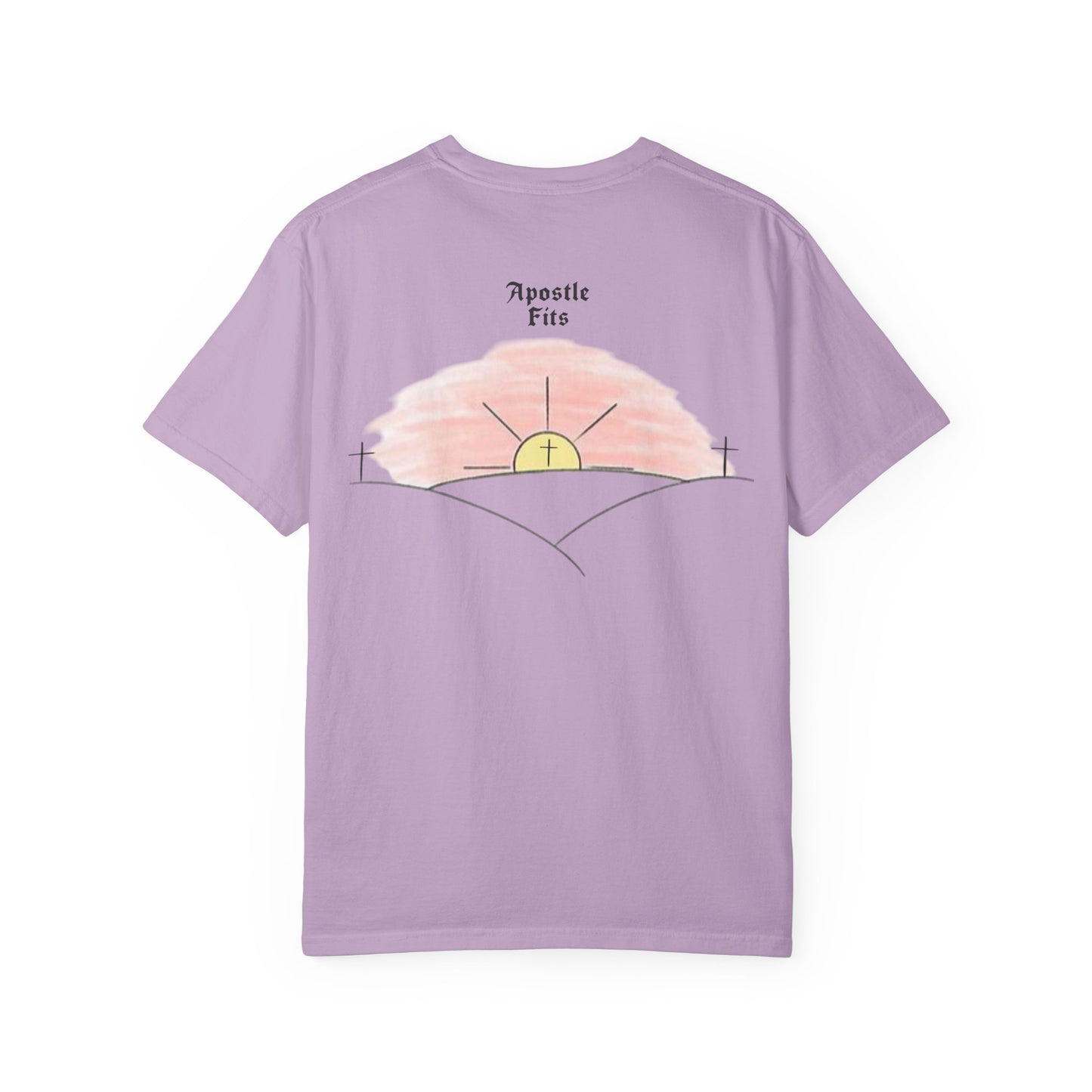 Faith-Inspired Garment-Dyed T-shirt, Jesus T-shirt, Christian Apparel, Religious Gift, Spiritual Wear, Inspirational Shirt
