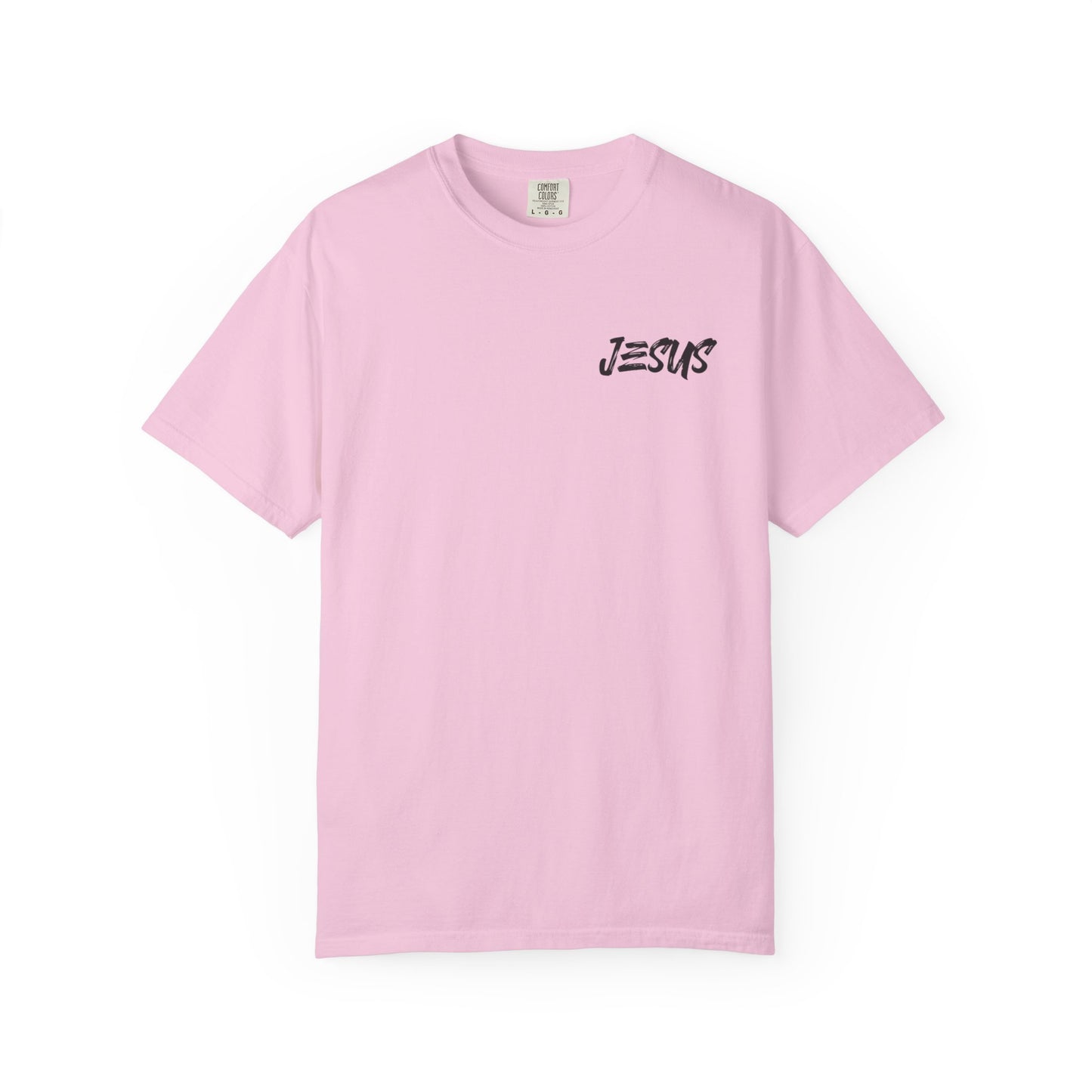 Faith-Inspired Garment-Dyed T-shirt, Jesus T-shirt, Christian Apparel, Religious Gift, Spiritual Wear, Inspirational Shirt