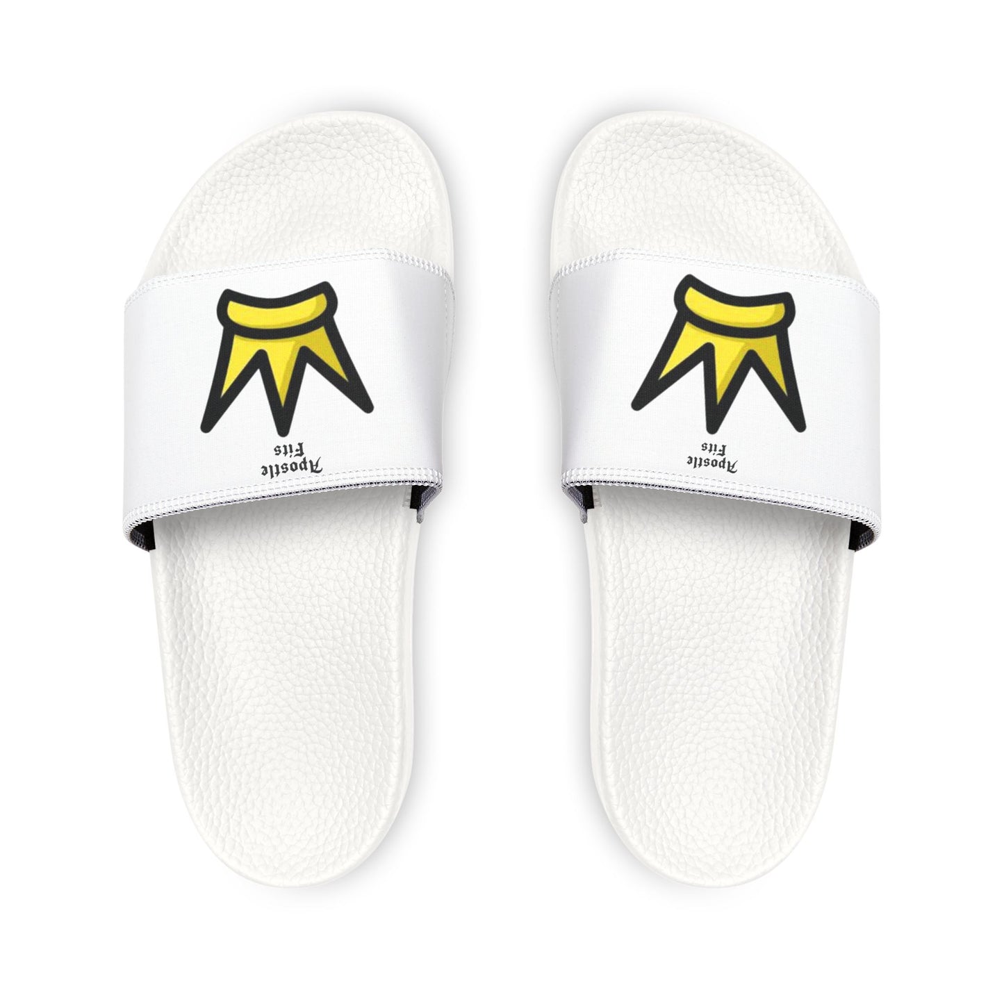 Crown Design Men's Sandals, Comfortable Slide Sandals for Summer, Casual Footwear, Beach Shoes, Trendy Footwear for Men