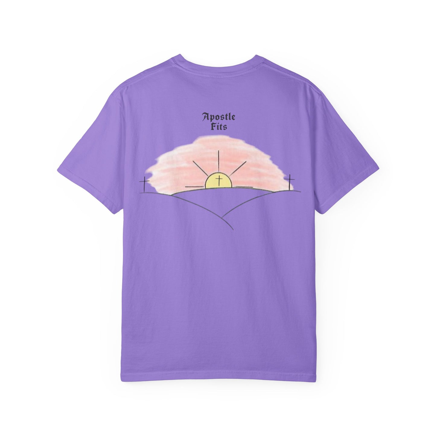 Faith-Inspired Garment-Dyed T-shirt, Jesus T-shirt, Christian Apparel, Religious Gift, Spiritual Wear, Inspirational Shirt