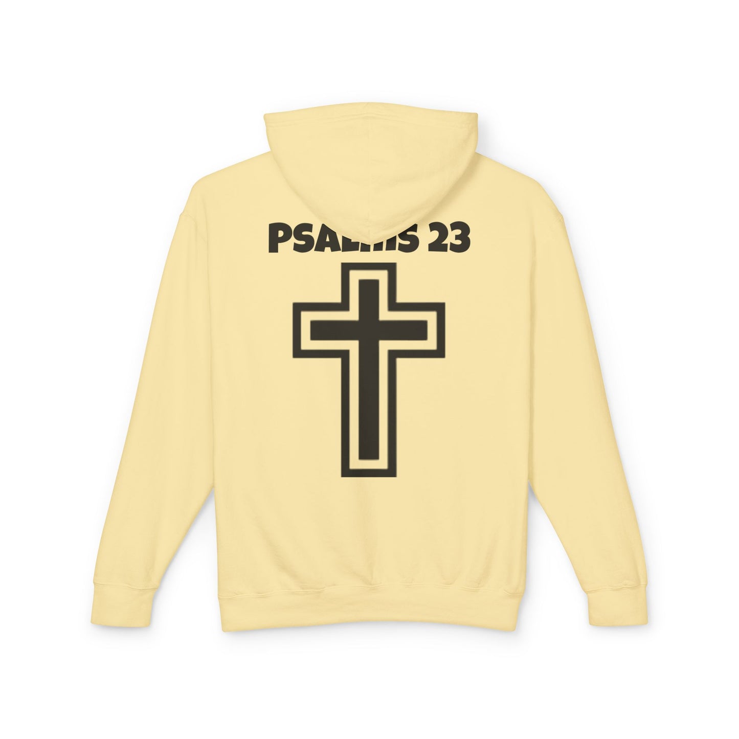 Faith-Inspired Unisex Sweatshirt, Christian Hoodie, Child of God Apparel, Psalms 23 Gift, Spiritual Fashion