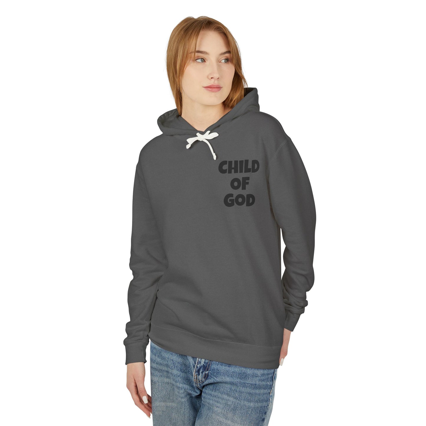 Faith-Inspired Unisex Sweatshirt, Christian Hoodie, Child of God Apparel, Psalms 23 Gift, Spiritual Fashion