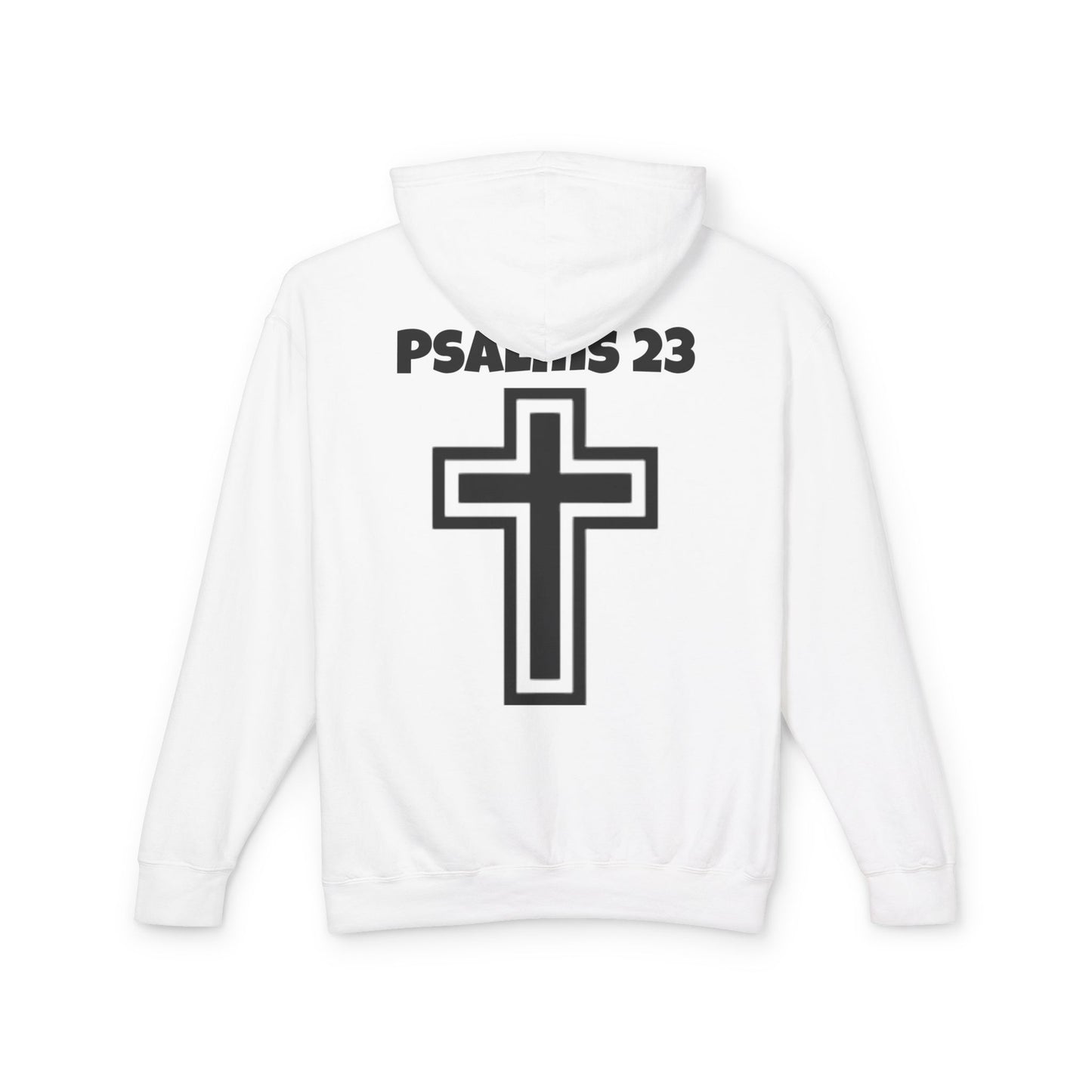 Faith-Inspired Unisex Sweatshirt, Christian Hoodie, Child of God Apparel, Psalms 23 Gift, Spiritual Fashion