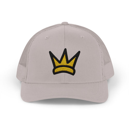 Snapback Trucker Cap with Crown Design, Adjustable Hat for Sports, Casual Wear, Gifts, Men and Women