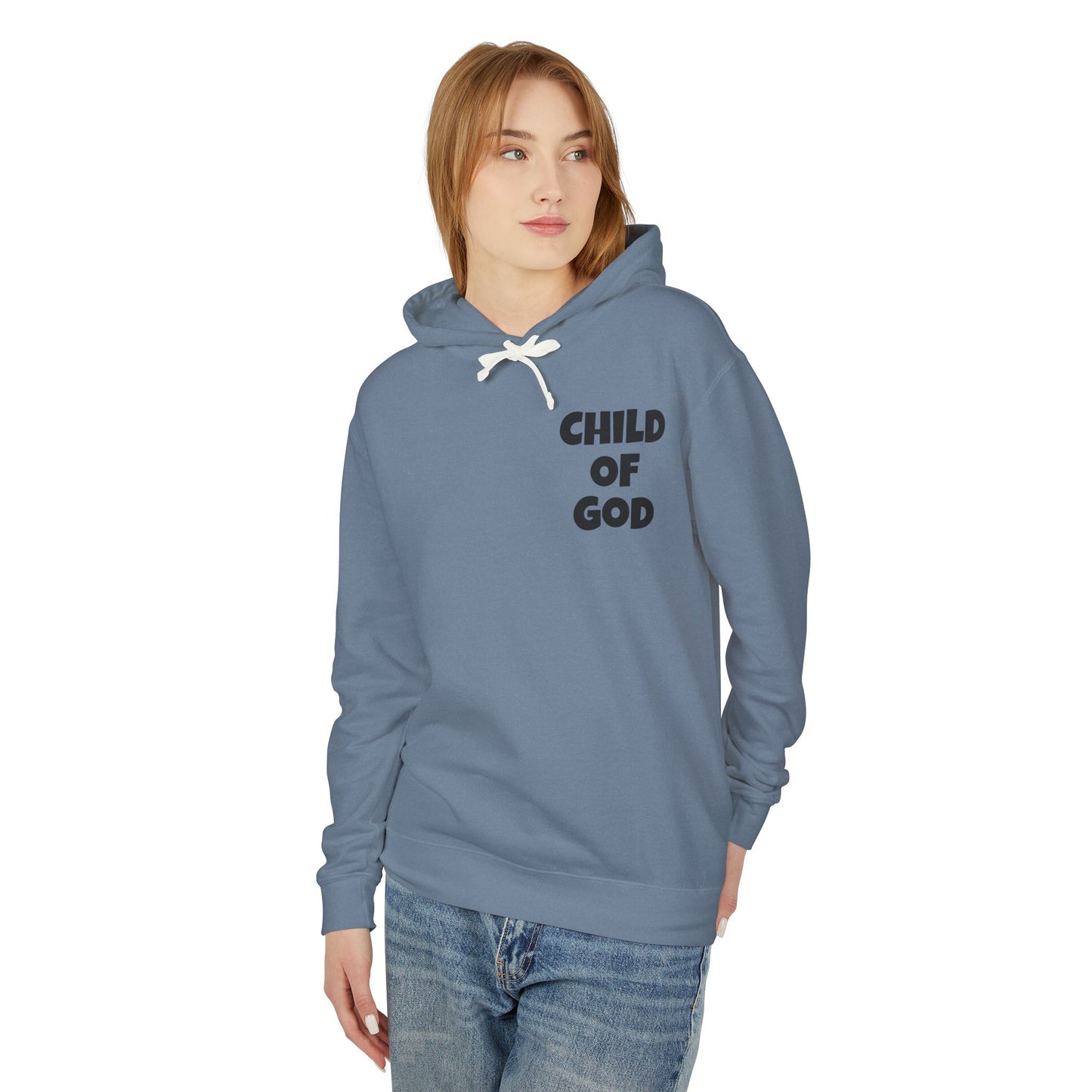 Faith-Inspired Unisex Sweatshirt, Christian Hoodie, Child of God Apparel, Psalms 23 Gift, Spiritual Fashion