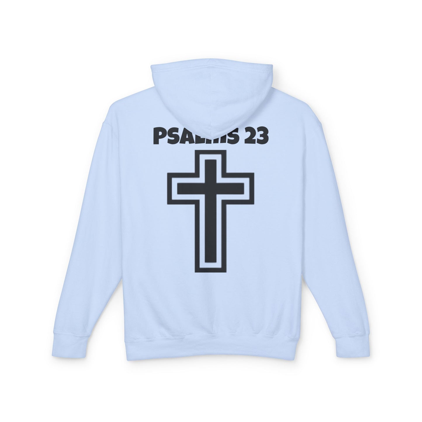 Faith-Inspired Unisex Sweatshirt, Christian Hoodie, Child of God Apparel, Psalms 23 Gift, Spiritual Fashion