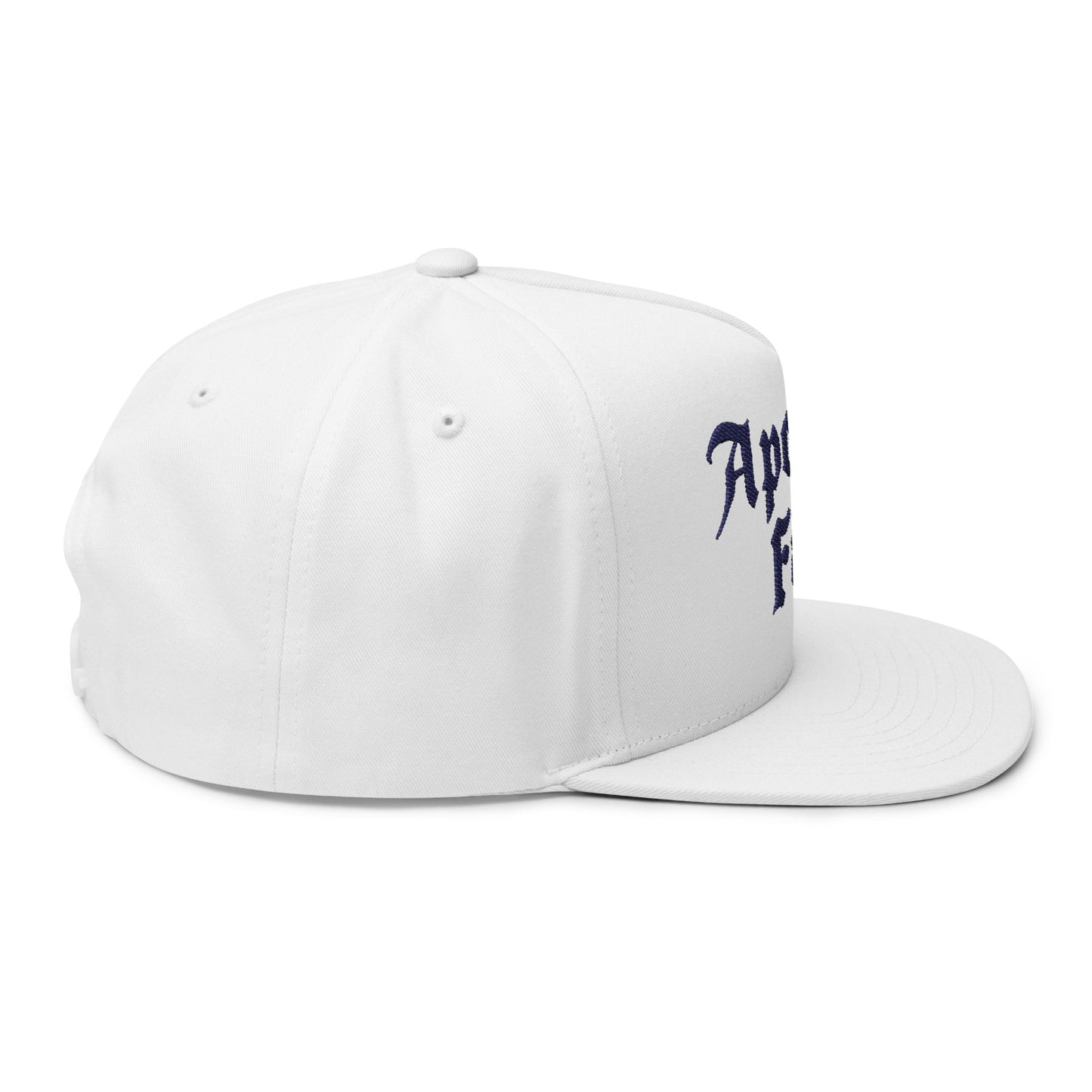 Stylish Embroidered Flat Bill Cap, Streetwear Cap, Gift for Him, Summer Hat, Urban Fashion, Customizable Dad Hat