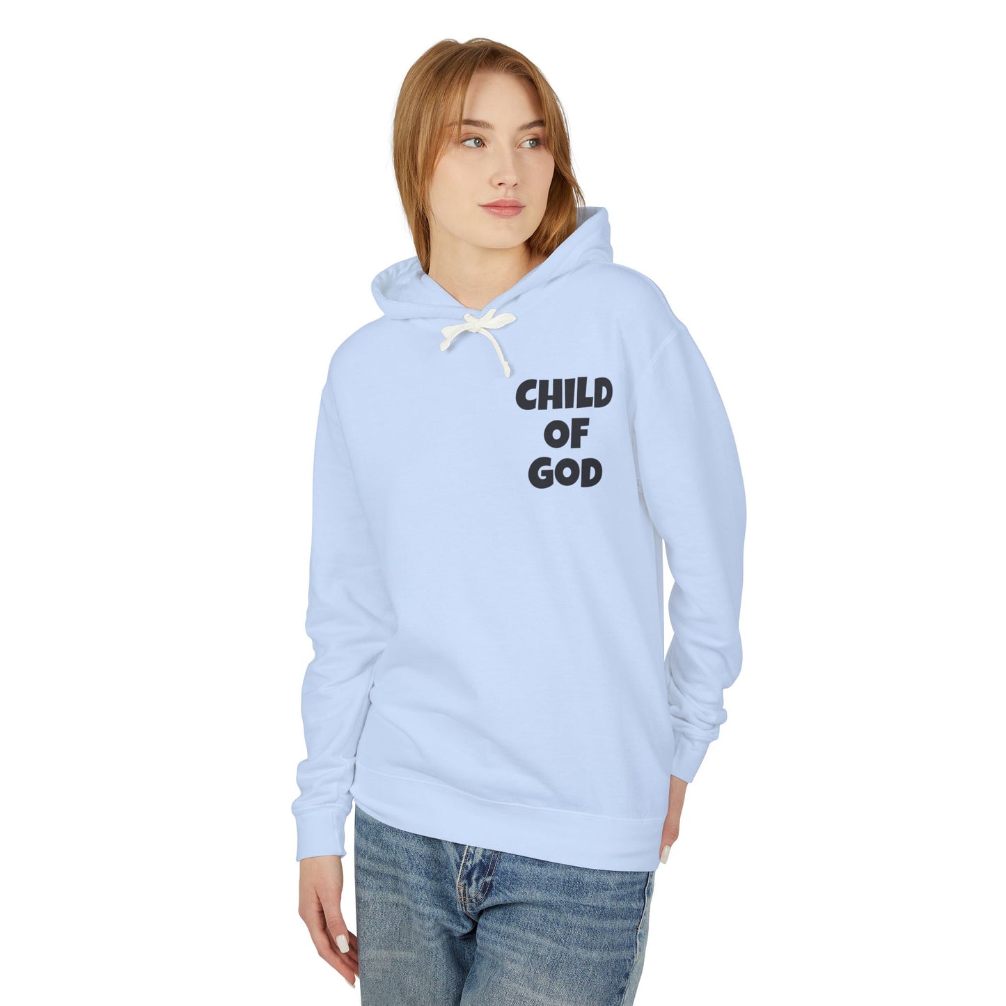 Faith-Inspired Unisex Sweatshirt, Christian Hoodie, Child of God Apparel, Psalms 23 Gift, Spiritual Fashion