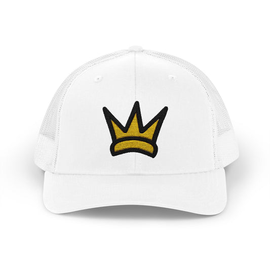 Snapback Trucker Cap with Crown Design, Adjustable Hat for Sports, Casual Wear, Gifts, Men and Women